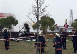 سبعة قتلى بينهم روس في تحطم مروحية في اسطنبول