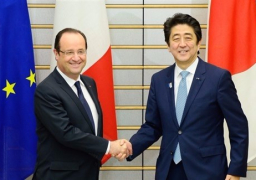 آبي : فرنسا واليابان تؤيدان حرية الملاحة في آسيا والمحيط الهادي