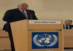 مصر تطالب مجلس حقوق الإنسان باحترام سيادة القانون والابتعاد عن التسييس