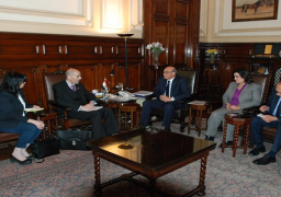 البنا يبحث مع سفير جورجيا الاستثمار الزراعي بمصر