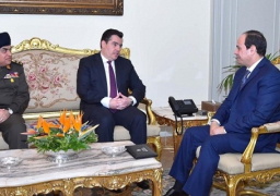 الرئيس السيسى يستقبل وزير الدفاع القبرصي