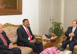 الرئيس السيسى يستقبل وزير الخارجية الاثيوبى