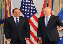 الرئيس السيسي يبحث مع وزير الدفاع الأمريكي سبل تعزيز التعاون العسكري