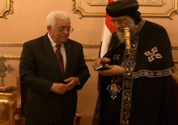 الرئيس الفلسطيني يعزي البابا تواضروس الثاني في ضحايا تفجير الكنيستين