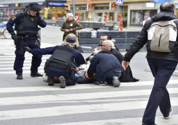 بالصور..اعتقال مشتبه في تنفيذ الدهس بالسويد