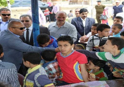 حدائق ستاد شبين الكوم تستقبل المواطنين في شم النسيم