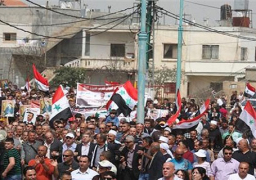 مسيرة في الجولان المحتل بذكرى الجلاء