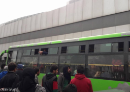 خروج الدفعة السادسة من “مهجري الوعر”