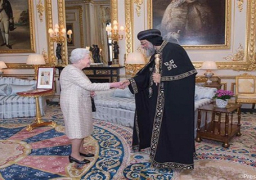 ملكة بريطانيا تستقبل البابا تواضروس الثانى فى قلعة ويندسور