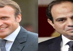 الرئيس السيسى يدعو ماكرون لزيارة مصر