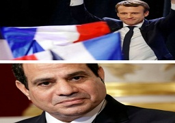الرئيس السيسي يهنئ ماكرون بفوزه بانتخابات الرئاسة الفرنسية
