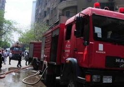 السيطرة على حريق مستشفى منشية البكري دون اصابات