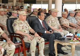 القوات المسلحة تحتفل بتسليم وتسلم قيادة الجيش الثانى الميدانى