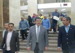 حسين زين يقوم بجولة تفقدية فى مبنى ماسبيرو