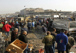 11 قتيلا على الأقل بتفجير انتحاري في سوق جنوب بغداد