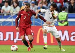 المكسيك تتعادل مع البرتغال بهدفين لكل منهما في كأس العالم للقارات