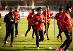 الاهلي يتدرب في لوساكا استعدادا لمواجهة زاناكو