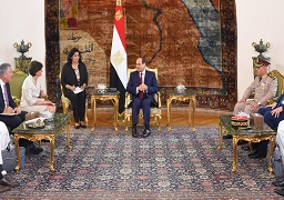 الرئيس السيسي يستقبل وزيرة القوات المسلحة الفرنسية