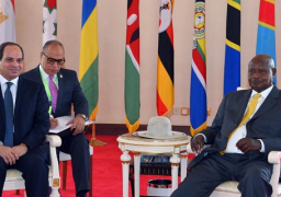 السيسي وموسيفيني يبحثان التعاون بين دول حوض النيل