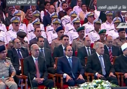 الرئيس السيسي يشهد عرضا للموقف الحالي لأزالة التعديات على أراضي الدولة .