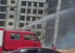 السيطرة على حريق خلف محافظة القاهرة..دون اصابات