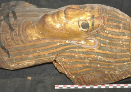 بالصور.. كشف اثري جديد فرب ضريح أغا خان بأسوان