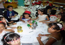 بالصور..توعية مائية وورش عمل للأطفال بقصر ثقافة الغردقة