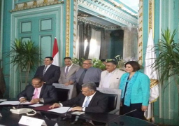 توقيع بروتوكول تعاون بين آداب عين شمس والاعلى للآثار