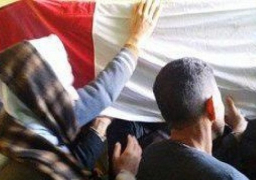 كفر الشيخ تشيع جثمان أمين شرطة استشهد بالعريش