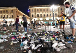 ارتفاع عدد مصابي التدافع بمدينة تورينو الإيطالية بعد نهائي دوري الأبطال إلى 1400 شخص