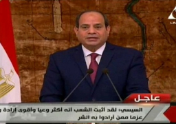 نص كلمة السيد الرئيس بمناسبة ذكرى ثورة 30 يونيو