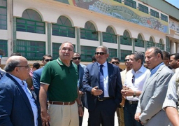 وزير الرياضة ومحافظ الإسكندرية يتفقدان حمام السباحة الأوليمبي