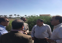 وزير النقل يتابع تطوير وتوسيع المحور التنموى لمدينة برج العرب