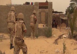 القوات المسلحة تواصل ملاحقة العناصر الإرهابية جنوب رفح