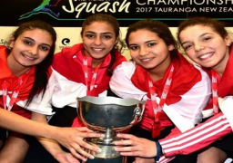 بالصور .. مصر تتوج ببطولة العالم لناشئات الاسكواش للمرة السادسة