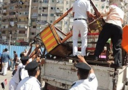 ازالة الاشغالات بنطاق محور الملك عبد الله بالجيزة