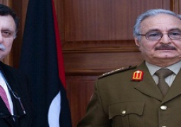 السراج وحفتر يتوافقا على اجراء انتخابات في ربيع 2018