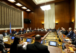 الوفد السورى بمحادثات جنيف يعقد جلسة حوار مع ستيفان دى ميستورا