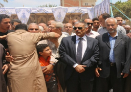 بالصور .. المنوفية تودع شهيد كمين المحاجر بالعريش