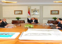 الرئيس يبحث آخر التطورات الخاصة بالعاصمة الإدارية الجديدة