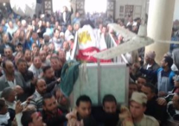 المنوفية تشيع جثمان شهيد رفح إلي مثواه الأخير