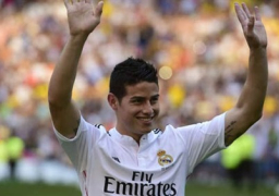 رودريجز يودع جماهير ريال مدريد