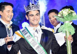شاب مصري يحصد لقب ملك جمال العالم 2017