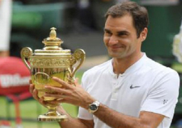 فيدرر ينفرد بالرقم القياسي لألقاب ويمبلدون للتنس