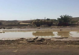 قطع المياه عن المناطق المجاورة لانهيار أحد جسور محطة الصرف بأسوان