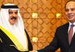 ملك البحرين: نقف بجوار مصر وندعمها فى التصدى للأعمال الإجرامية