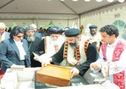 وضع حجر أساس أول كنيسة قبطية مصرية في أوغندا