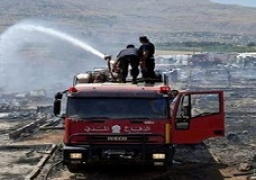 وفاة فتاة في حريق بمخيم للاجئين السوريين في لبنان