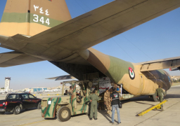 15 طنا مساعدات أردنية إلى اليمن