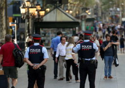 أربعة مشتبه بهم في هجوم برشلونة يمثلون أمام المحكمة العليا بمدريد